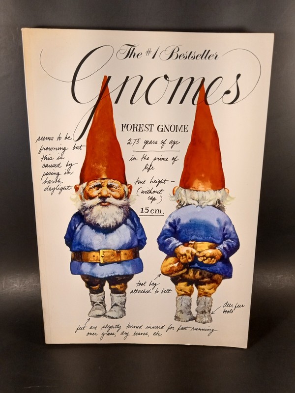 Gnomes Vtg Peacock Press Bantam Trade Paperback 1st Paperbound Printing 1979