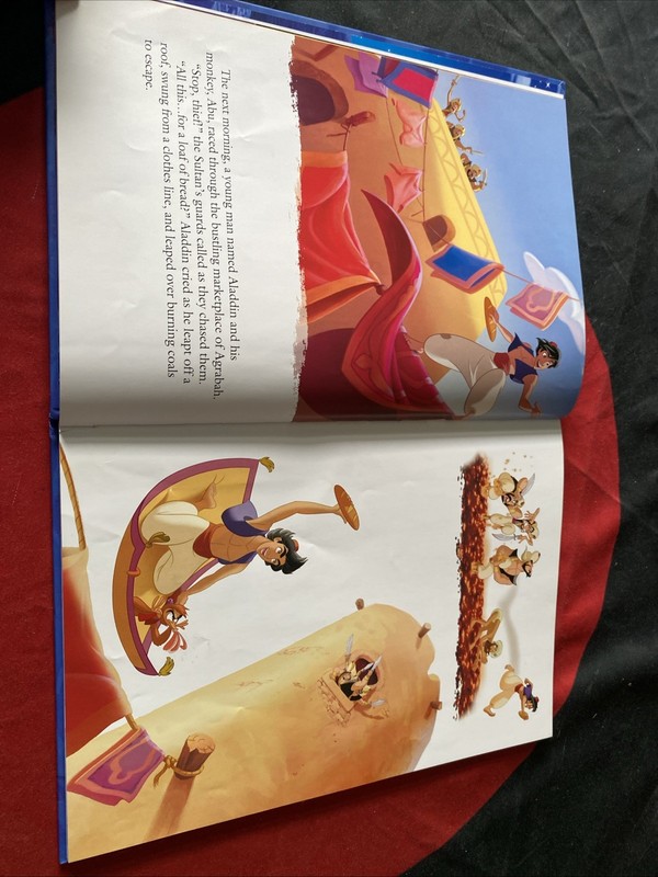 *KIDS* DISNEY - Aladdin (2021, Hardcover Book) Die-Cut Classic gallery