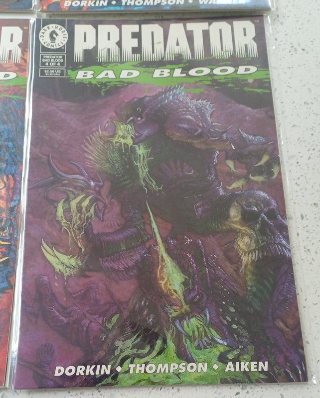 Predator Bad Blood #1,2,3,4 Complete Set 1993 Dark Horse by Evan Dorkin gallery