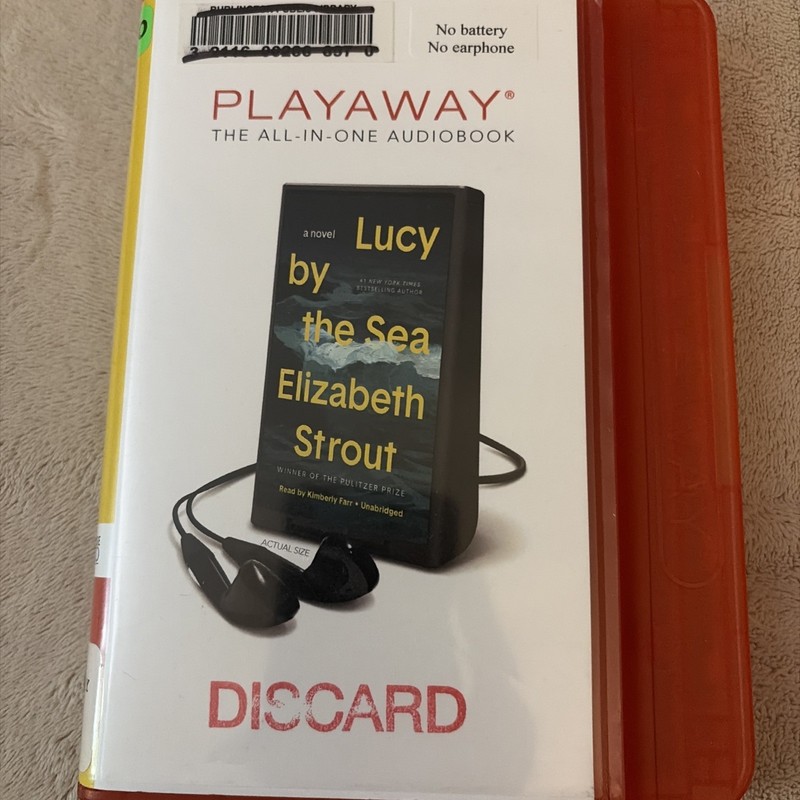 Playaway Audiobook Audio Book Ex Library – Lucy By The Sea By Elizabeth Strout