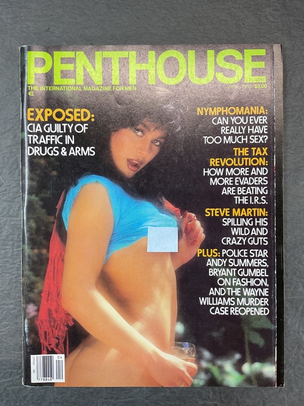 Penthouse Magazine April 1984 Steve Martin Centerfold Intact Solid Condition