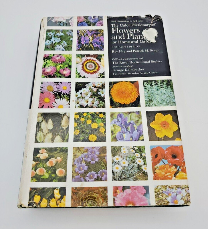 Color Dictionary of Flowers and Plants 2048 Full color Illustrations Roy Hay