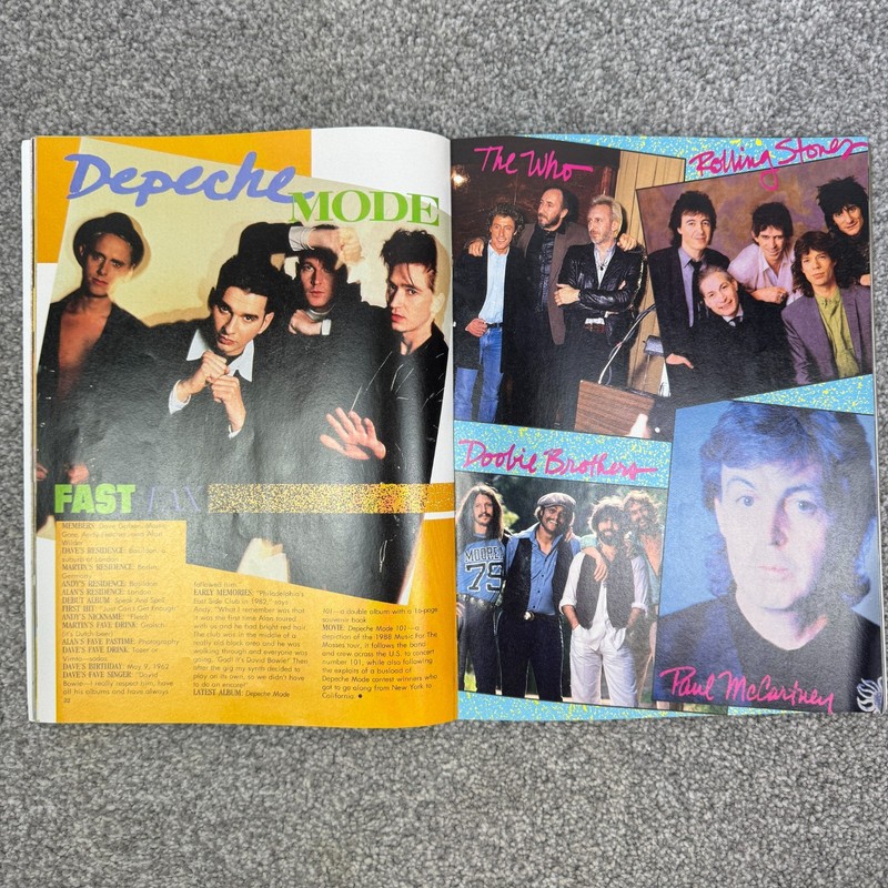 TV and Movie Screen 75 Pop Shots Magazine December 1989 Vol 36 No 6 NKOTB Prince gallery