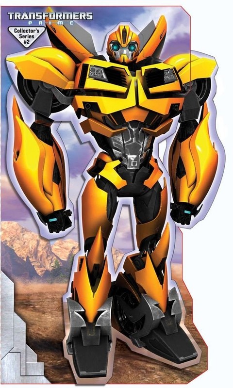 Transformers Prime Bumblebee Stand Up Mover – board book Hasbro Transformers…