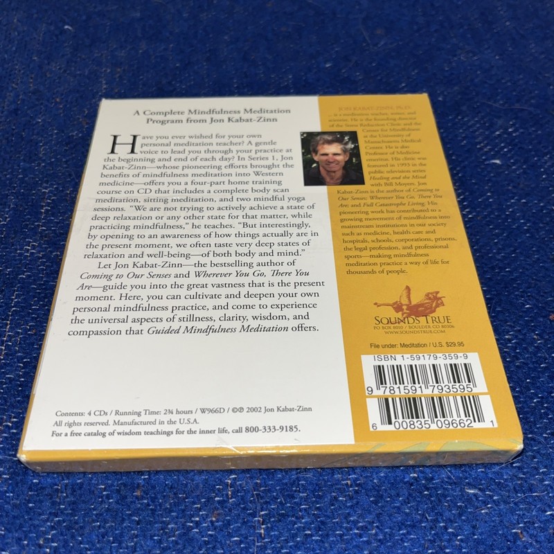 Guided Mindfulness Meditation by Jon Kabat-Zinn (2002, Audio Book) gallery