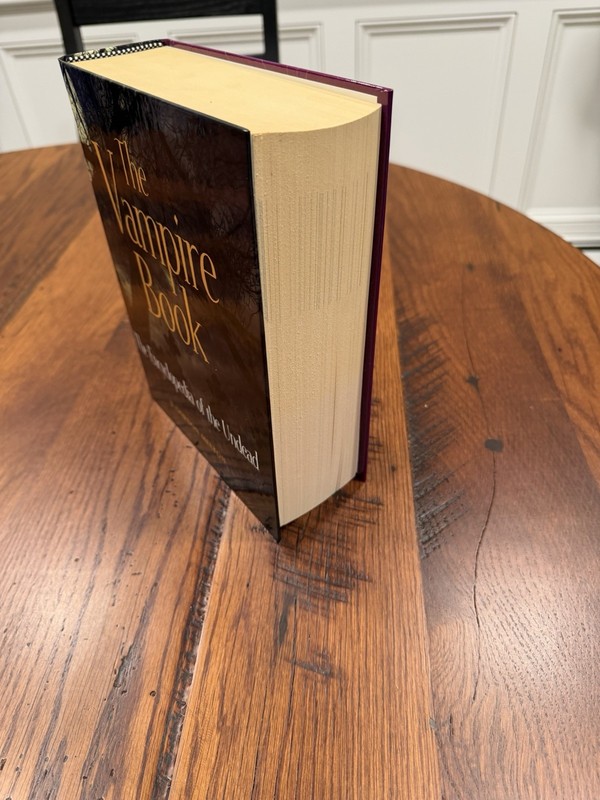The Vampire Book The Encyclopedia of the Undead J.Gordon Melton 1st Edition HC gallery