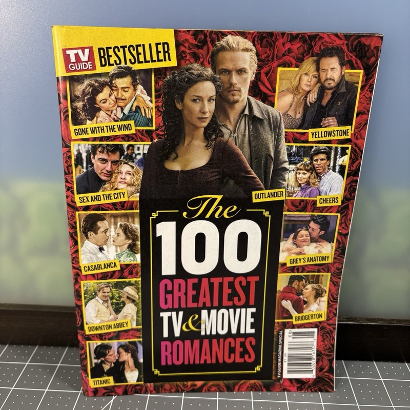 TV Guide 100 Greatest TV & Movie Romances Magazine Outlander Titanic Leo & Kate
