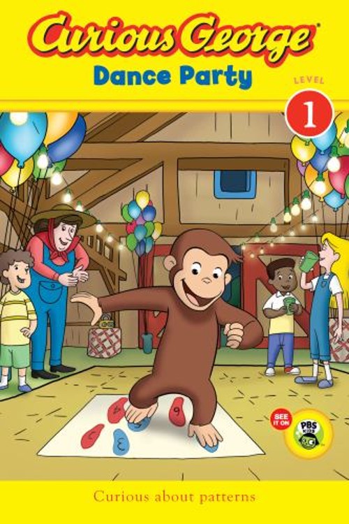 Curious George Dance Party CGTV Reader Hardcover H. A. Rey