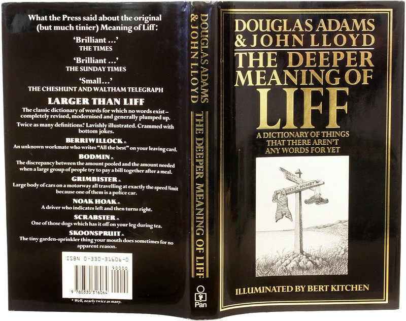 Douglas ADAMS & John Lloyd. The Deeper Meaning Of Life. 1ST ED - SIGNED BY BOTH gallery