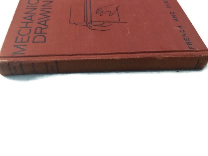 Mechanical Drawing by French and Svensen (1940) Hardcover gallery