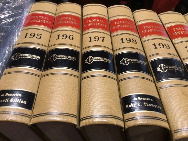 West's Federal Supplement Law Books - Lot of 10 - multiple lots Free Shipping gallery
