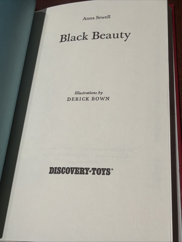 Black Beauty By Anna Sewell Discovery Toys Hardback Novels 1974 SFLIB gallery