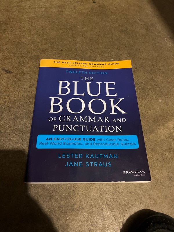 The Blue Book of Grammar and Punctuation: An Easy-to-Use Guide with Clear Ru…