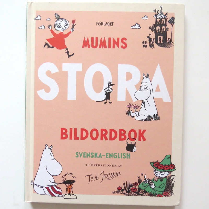 Mumins Stora Bildordbok Swedish-English Picture Dictionary Tove Jansson HC