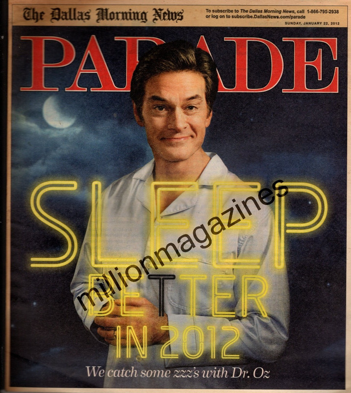 2012 Parade January 22 – Dr. Oz