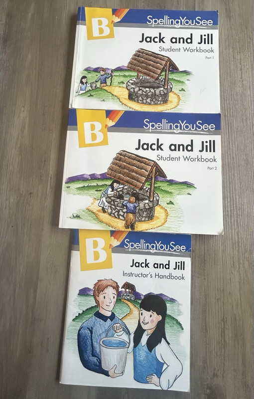 Spelling You See Jack and Jill Workbooks 1 & 2 + Instructor Handbook