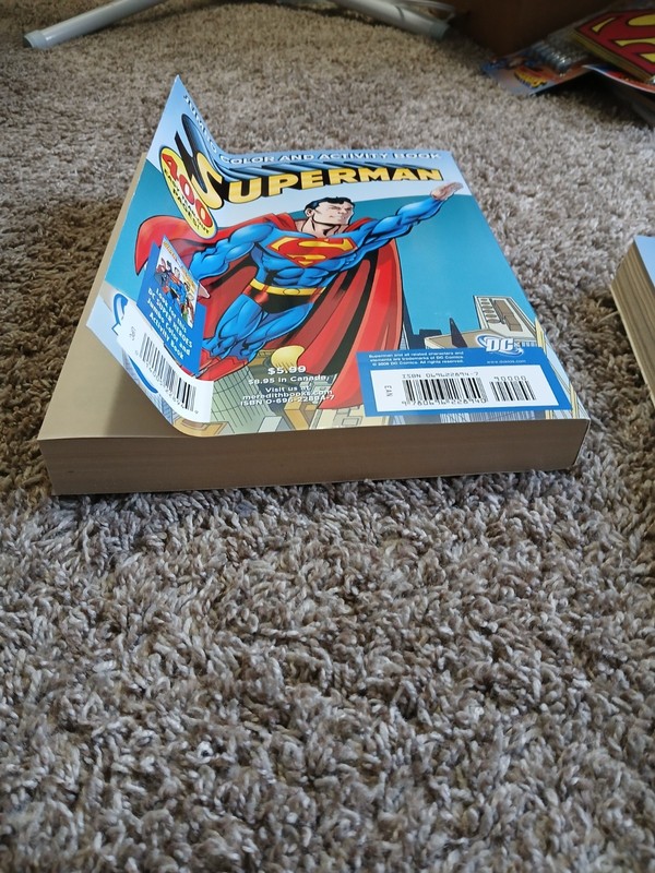 2) 2006 Superman Jumbo Coloring Color & Activity Books NEW Never Used Supergirl gallery