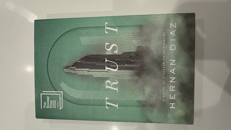 Riverhead Books Trust Hardcover by Hernan Diaz Novel Illustrated by Keith Hayes