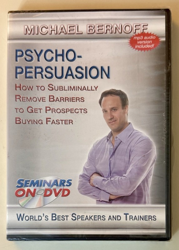 Psycho-Persuasion – How to Subliminally Remove Barriers – NEW SEALED