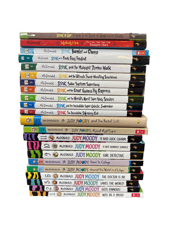 LOT – Judy Moody – Stink Series, Megan McDonald – 22 BOOKS