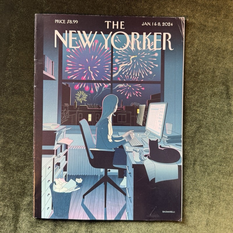 January 1/8, 2024~~~The New Yorker~~~VG~~~Cover by Bianca Bagnarelli🐇Deadline»