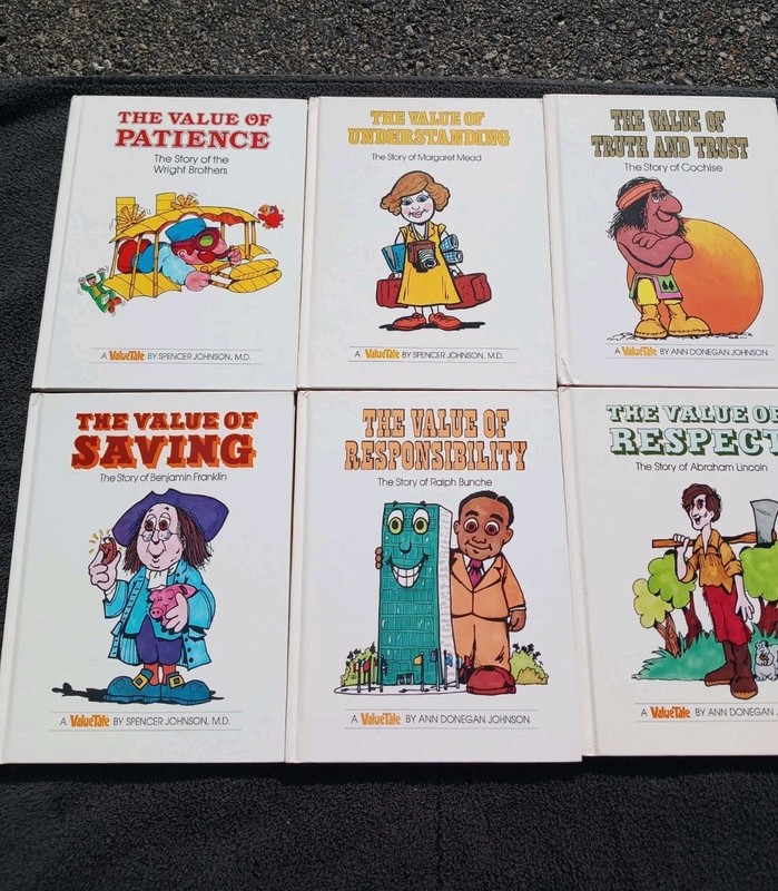 Complete Set All 43 Vintage ValueTales Value Tales Books Johnson VG Cnd VHTF gallery