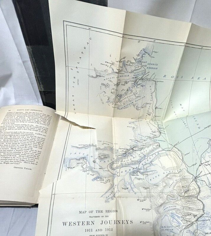 Scott Robert F. Scott's Last Expedition 2 Vols 1913 Dodd Mead Ex-Library gallery