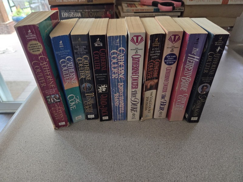 Catherine Coulter Lot Of 10 Books Romance. 9 Are Historical On Is Contemporary