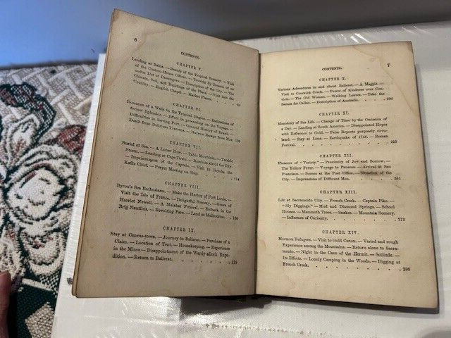 Three Years Wanderings of a Connecticut Yankee C M Welles 1861 Antique Rare HC gallery