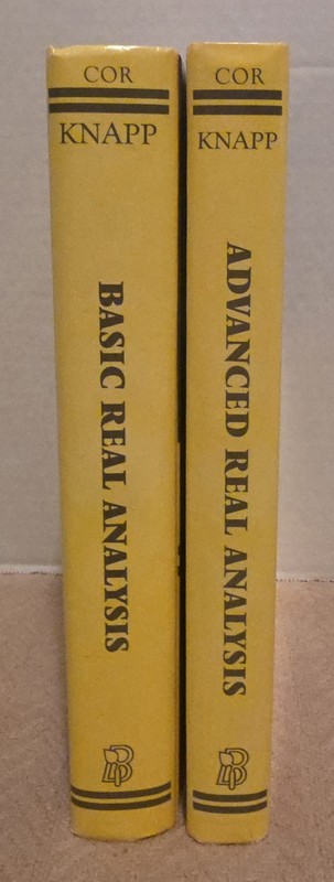 Cornerstones Basic/Advanced Real Analysis 2 Vol Set - 2005, HC gallery