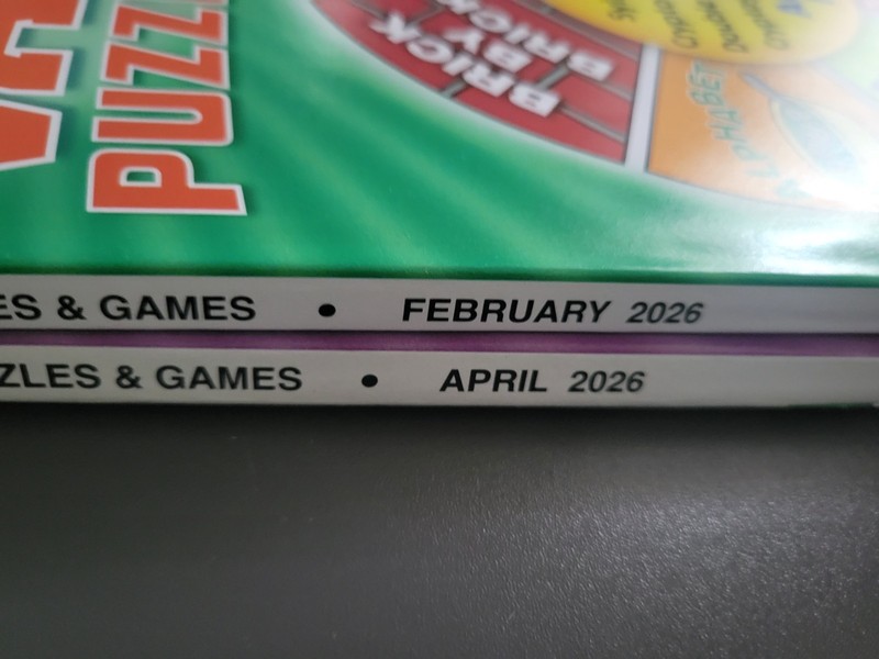 Lot of 2 Family Variety Puzzles & Games & 1 Book With Crosswords by Penny Press gallery