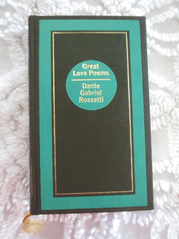 1971 Rossetti GREAT LOVE POEMS Hardcover w/Cardboard Sleeve – 3-1/4″ x 5-1/4″