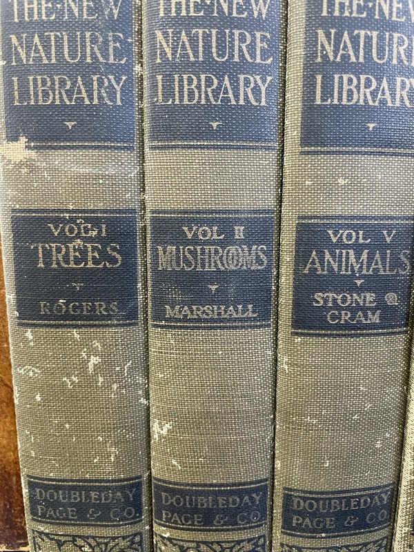 Lot of 8 Volumes of The New Nature Library 1920s 1922/1923 RARE gallery