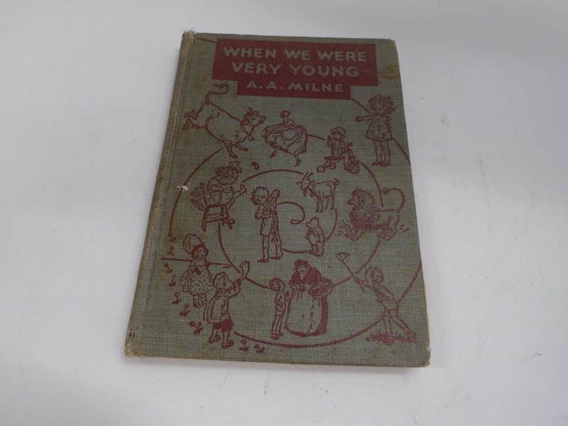 «When We Were Very Young» by A.A. Milne 1945 235th Edition Hardcover Vintage