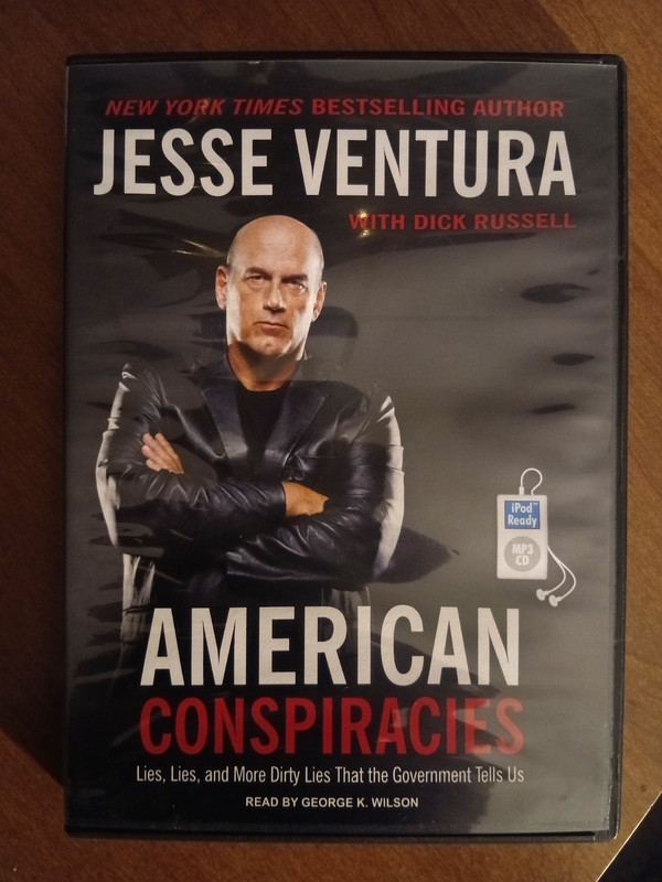 ~ JESSE VENTURA American Conspiracies Unabridged Audiobook MP3- CD ~