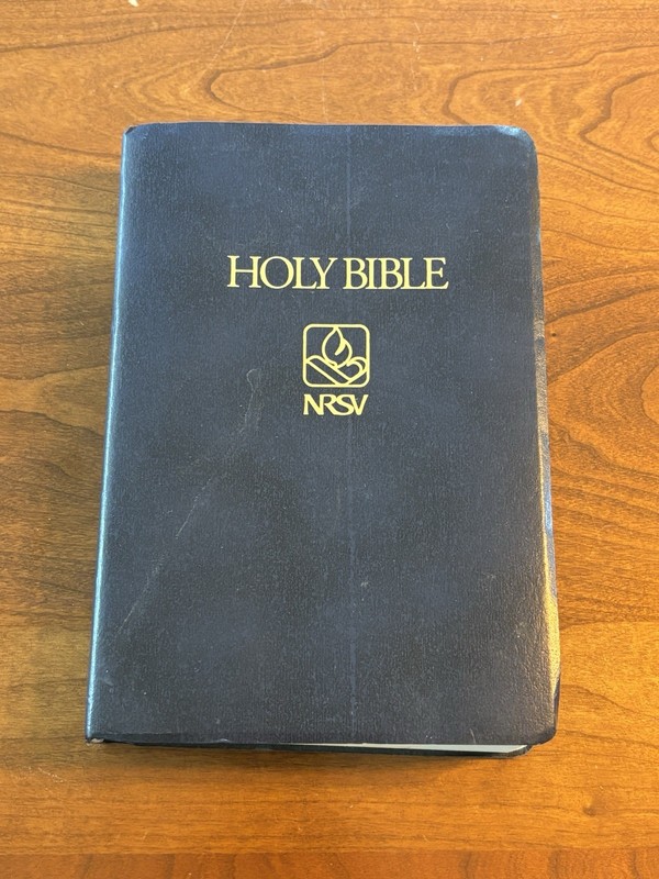 NRSV Holy Bible Thomas Nelson Black Red Letter 1989