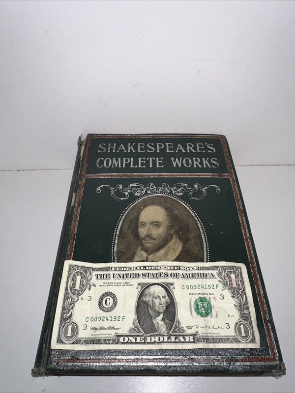 1904 COMPLETE WORKS OF WILLIAM SHAKESPEARE BOOK 400 Illustrations HB 560 Pages