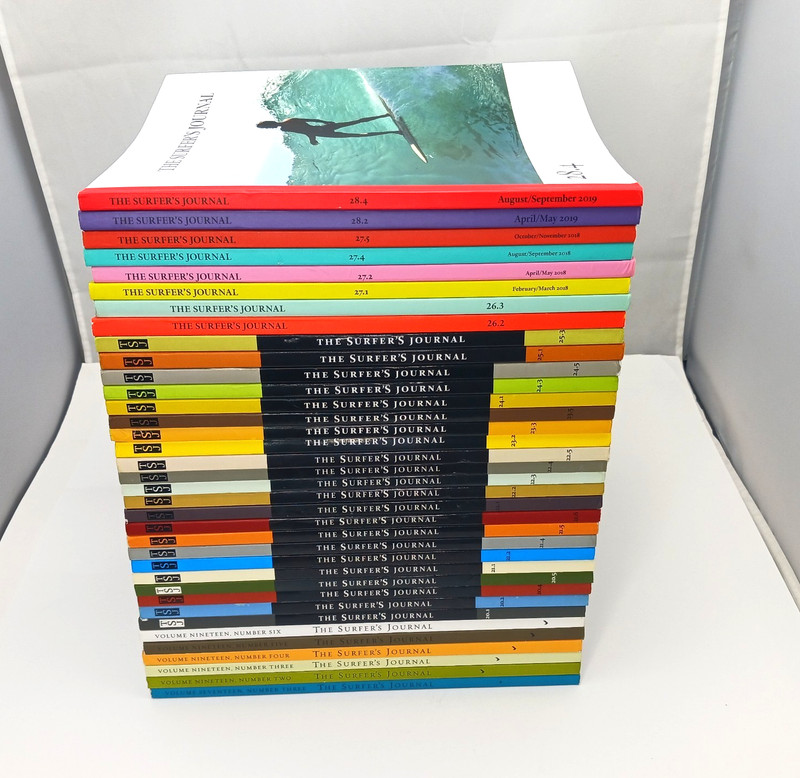 The Surfer’s Journal – Lot of 36 Issues – Mixed Volumes – Surfing Magazine