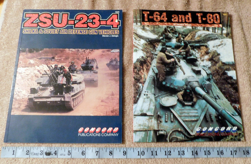 ZSU-23-4 Shilka & Soviet Air Defense Gun Vehicles T-64 T-80 Tank Soviet 2 Books