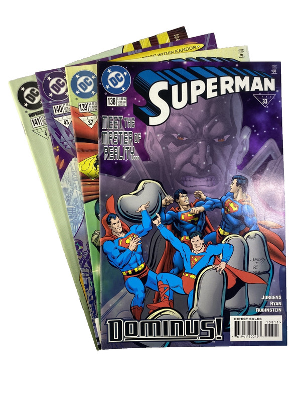 Superman #138-139-140-141 (4 BOOK BUNDLE) DC Comics 1997 – Lot Bulk DAN JURGENS