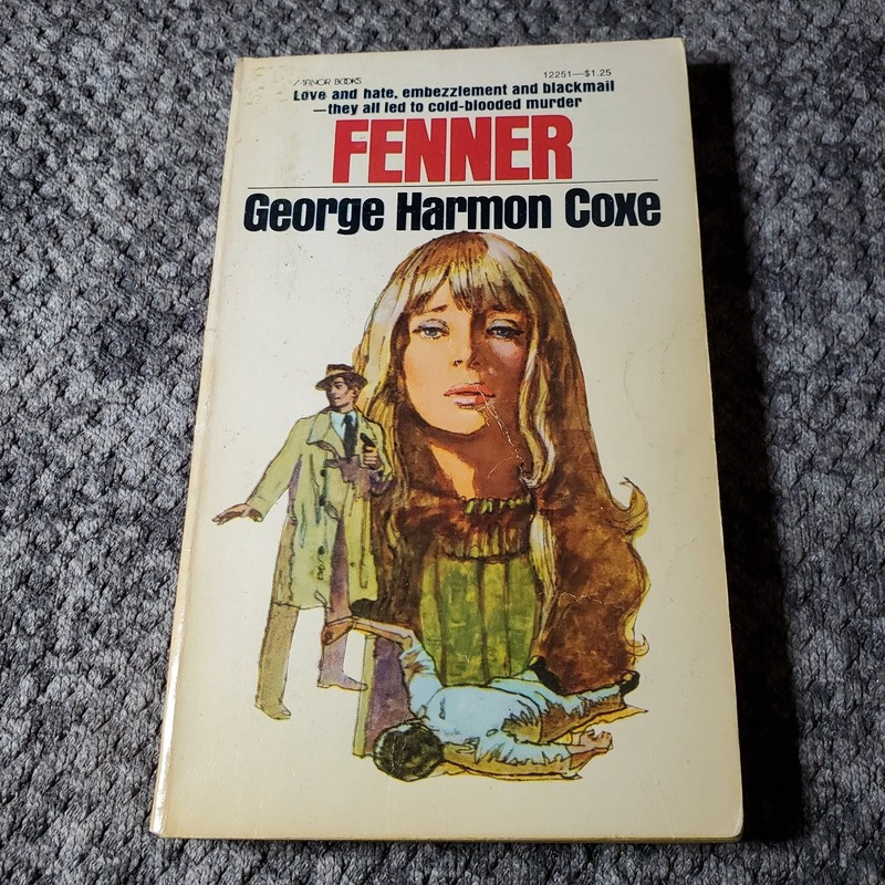 Fenner George Harmon Coxe 1974 Paperback Mystery Crime Thriller Manor