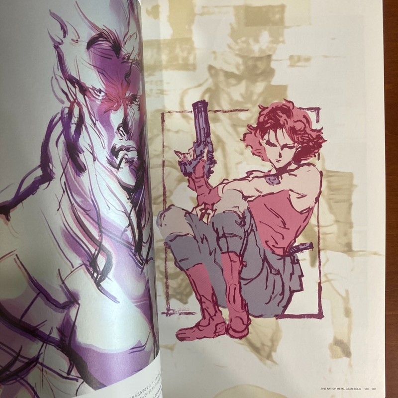 THE ART OF METAL GEAR SOLID Yoji Shinkawa Art Book Illustration gallery