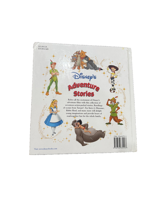 Disney's Adventure Stories Hardcover Book 17 Tales Tarzan Toy Story Robin Hood gallery