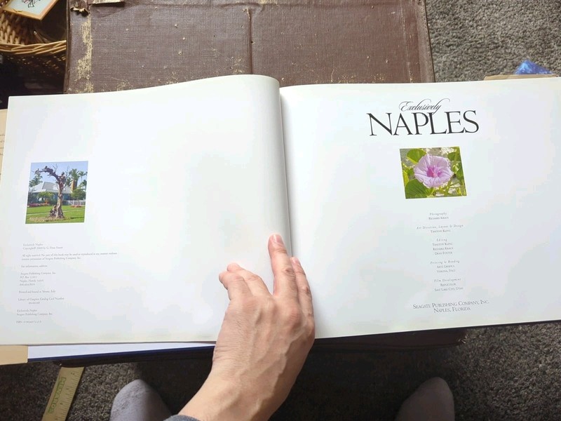 Exclusively Naples by Robert Kraus (2,000, Hardcover) Very Large Book gallery