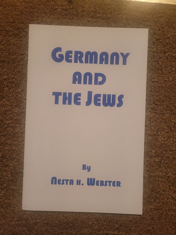 Germany And The Jews By Nesta H. Webster Booklet