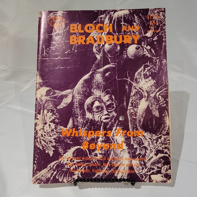 Whispers From Beyond Robert Bloch Ray Bradbury 1972 SC Peacock Press – Sci-Fi