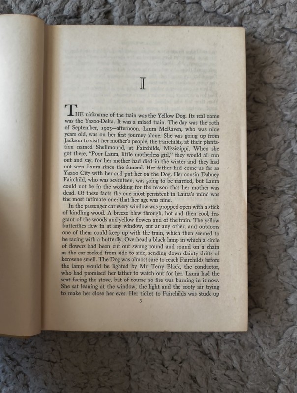 Delta Wedding by Eudora Welty Inscribed 1st Edition 1946 Harcourt vintage C gallery