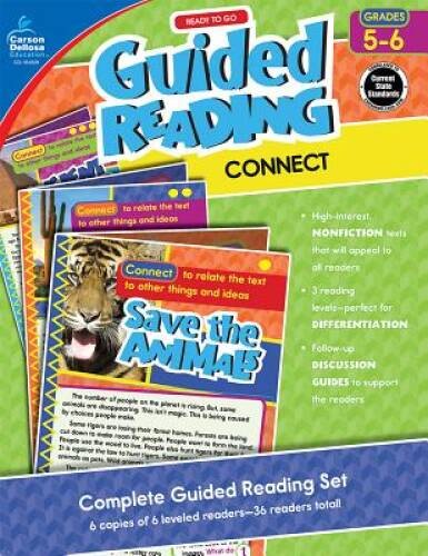 Ready to Go Guided Reading: Connect, Grades 5 – 6 – Paperback – VERY GOOD