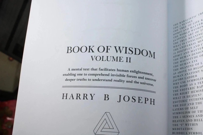 Book of Wisdom Volumes 1 & 2 by Harry B. Joseph -Paperback Bundle-Free Shipping gallery
