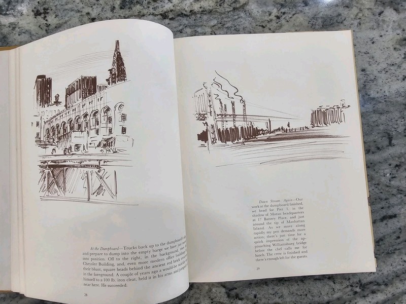 Frank O. Braynard A Tugman’s Sketchbook SIGNED Inscribed 1969 New York Harbor gallery